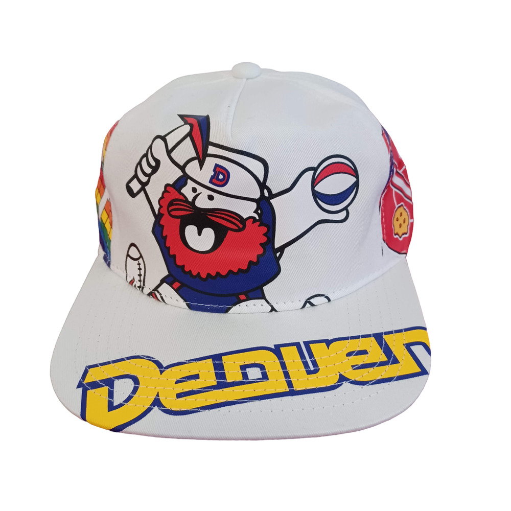 Mitchell & Ness Multicolor Denver Nuggets NBA HWC Deadstock Snapback Hat Cap NWT